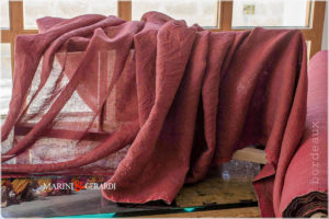 pure linen fabrics bordeaux