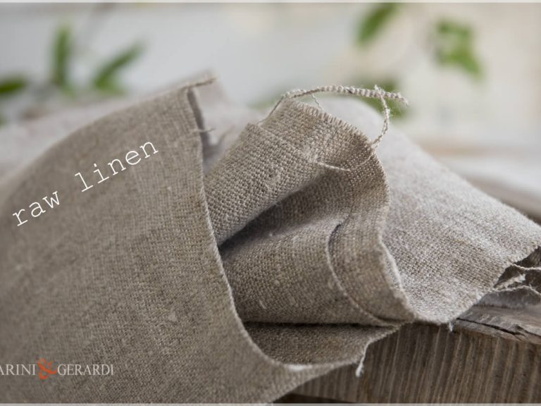 natural raw linen “NAKED & ROUGH”