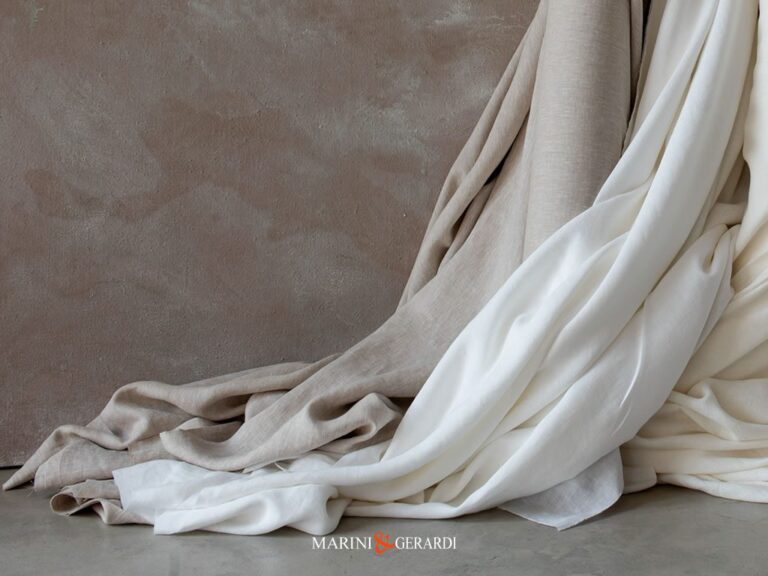 Slightly Wrinkled Linen Fabric For Curtains