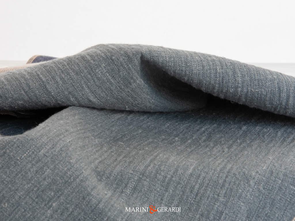 Sofa Fabric Linen Cotton PL Blue Grey A6
