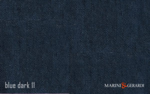 Linen Stain Resistant Fabric Hard Stone Washed Blue Dark