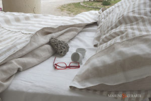 Italienische Bettwäsche Bettlaken-Bettbezug Cappuccino Pentagramm