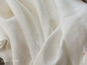 Sheer Linen Sheet Super Cream Soft Fabric
