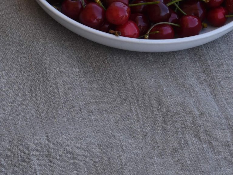 Natural Raw Linen Fabric Naked Rough