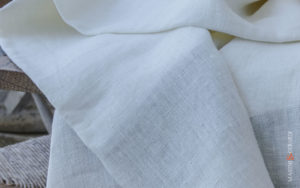 Natural White Naked Rough Italian Linen