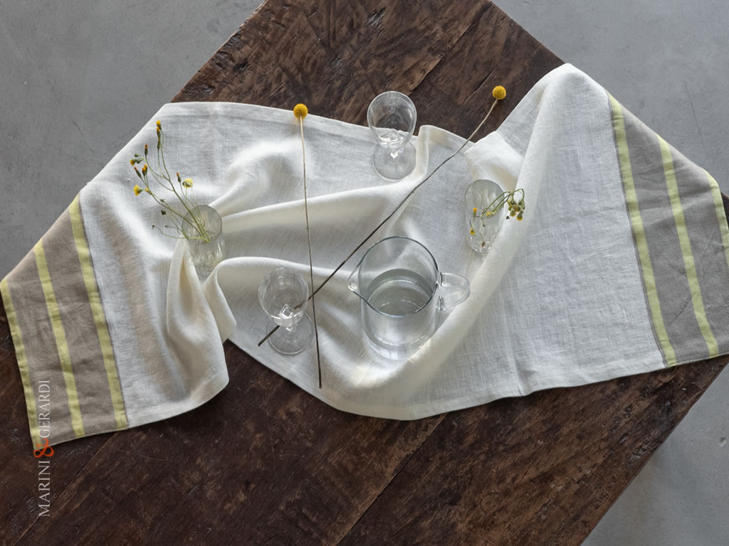Linen Table Runner Elegant American Placemats, Stockholm